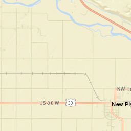 Northwest 4th Avenue, New Plymouth, ID Street Map