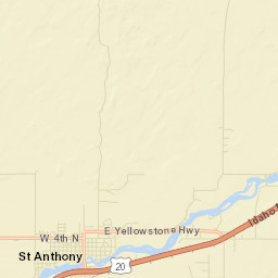 Saint Anthony Street Map