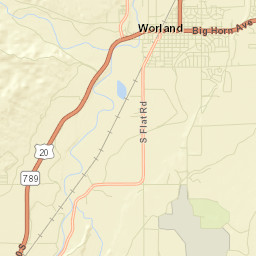 Worland Street Map