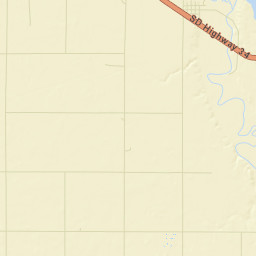 Sanborn County Street Map