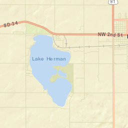 Lake County Street Map