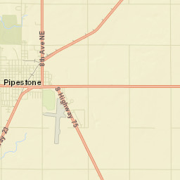 Pipestone Street Map