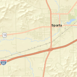 South Black River Street & Interstate 90 Street Map