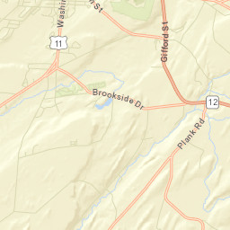 Watertown Center New York Street Map