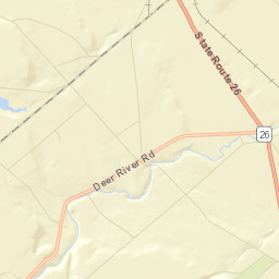 Deer River New York Street Map