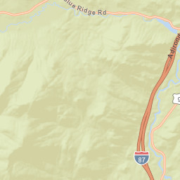 Schroon Falls New York Street Map