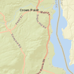 Factoryville New York Street Map