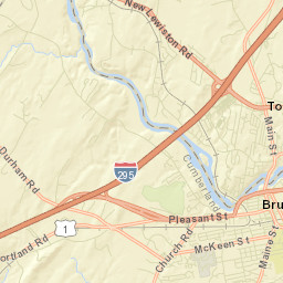 Brunswick Street Map