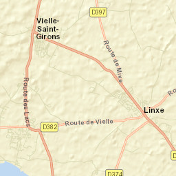 Linxe Street Map