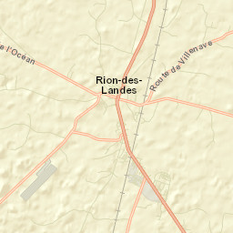 Rion-des-Landes Street Map