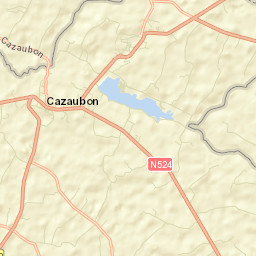 Cazaubon Street Map