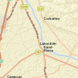Labastide-Saint-Pierre Street Map