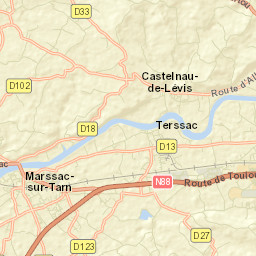 Marssac-sur-Tarn Street Map