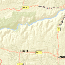 Poulx Street Map