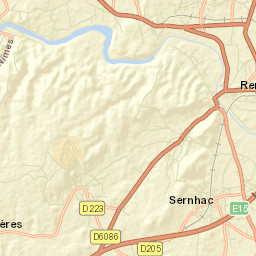 Remoulins Street Map