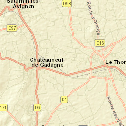 Jonquerettes Street Map