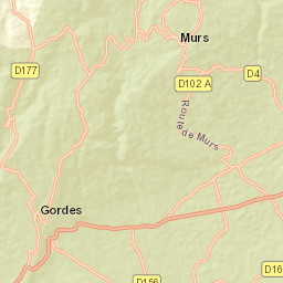 Gordes Street Map