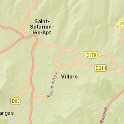 Saint-Saturnin-lès-Apt Street Map