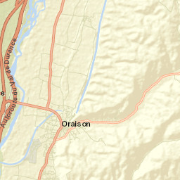 Oraison Street Map
