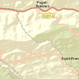 Puget-Théniers Street Map