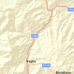 Vaglia Street Map