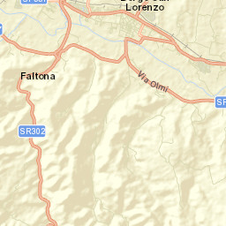 Borgo San Lorenzo Street Map