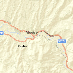 Vicchio Street Map