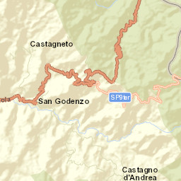 San Godenzo Street Map