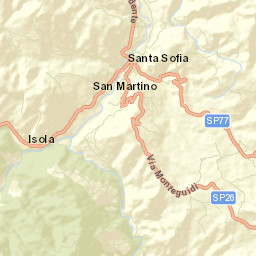 Santa Sofia Street Map