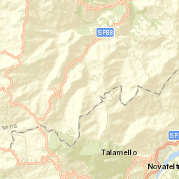 Talamello Street Map