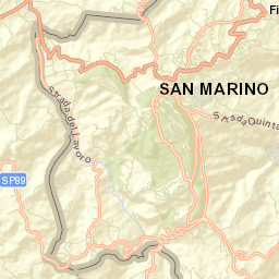 Borgo Maggiore Street Map
