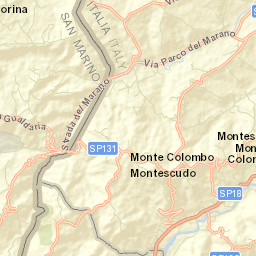 Monte Giardino Street Map