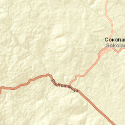 Sokolac Street Map