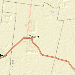 Catane Street Map
