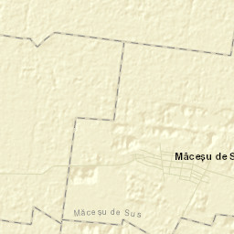 Comuna Măceşu de Sus Street Map