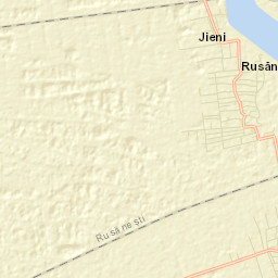 Comuna Rusăneşti Street Map