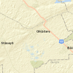 Comuna Stăneşti Street Map