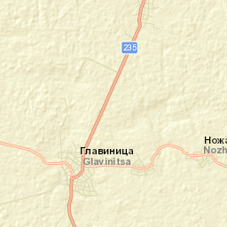 Glavinitsa Street Map