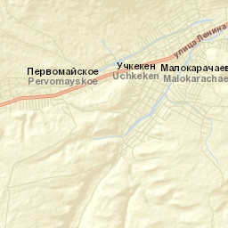 Pervomayskoye Street Map