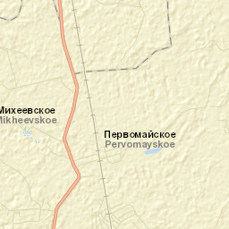 Pervomayskoye Street Map