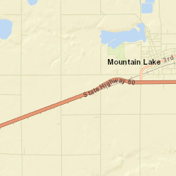 Mountain Lake Street Map