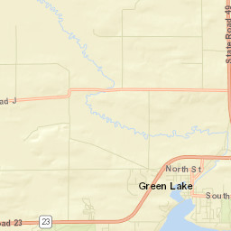 Green Lake Street Map