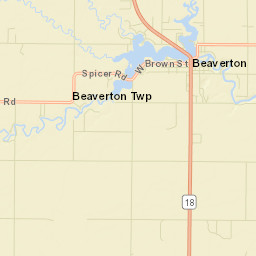 Beaverton Street Map
