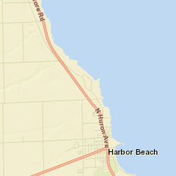 Harbor Beach Street Map