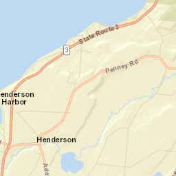 Henderson New York Street Map