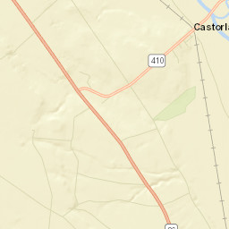 Castorland New York Street Map