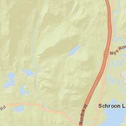 Schroon Lake New York Street Map