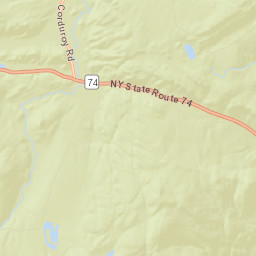 Chilson New York Street Map