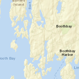 Boothbay Harbor Street Map