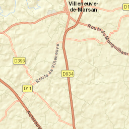 Villeneuve-de-Marsan Street Map